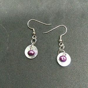 Freshwater & Mother of Pearl Handmade Earrings
